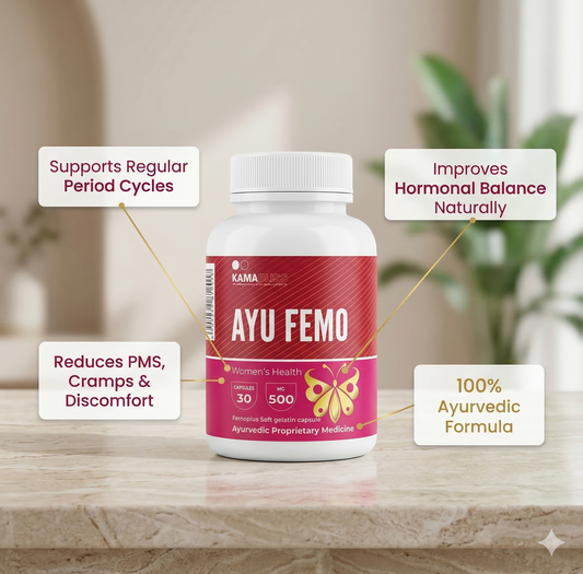 AYUFEMO - For Hormonal Balance & Regular Menstrual Cycles 500mg