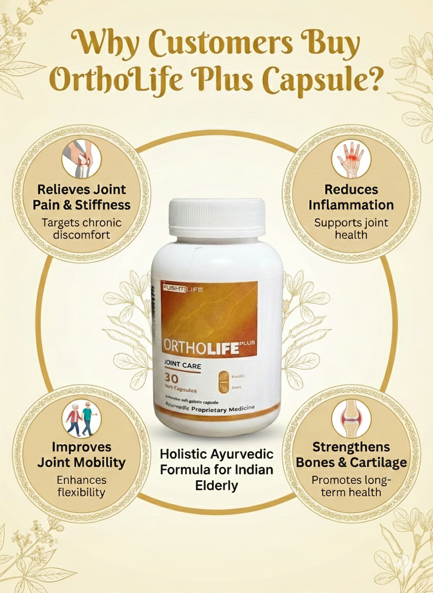 OrthoLife Plus Capsules for Joint Pain -  500mg (60 Capsules)