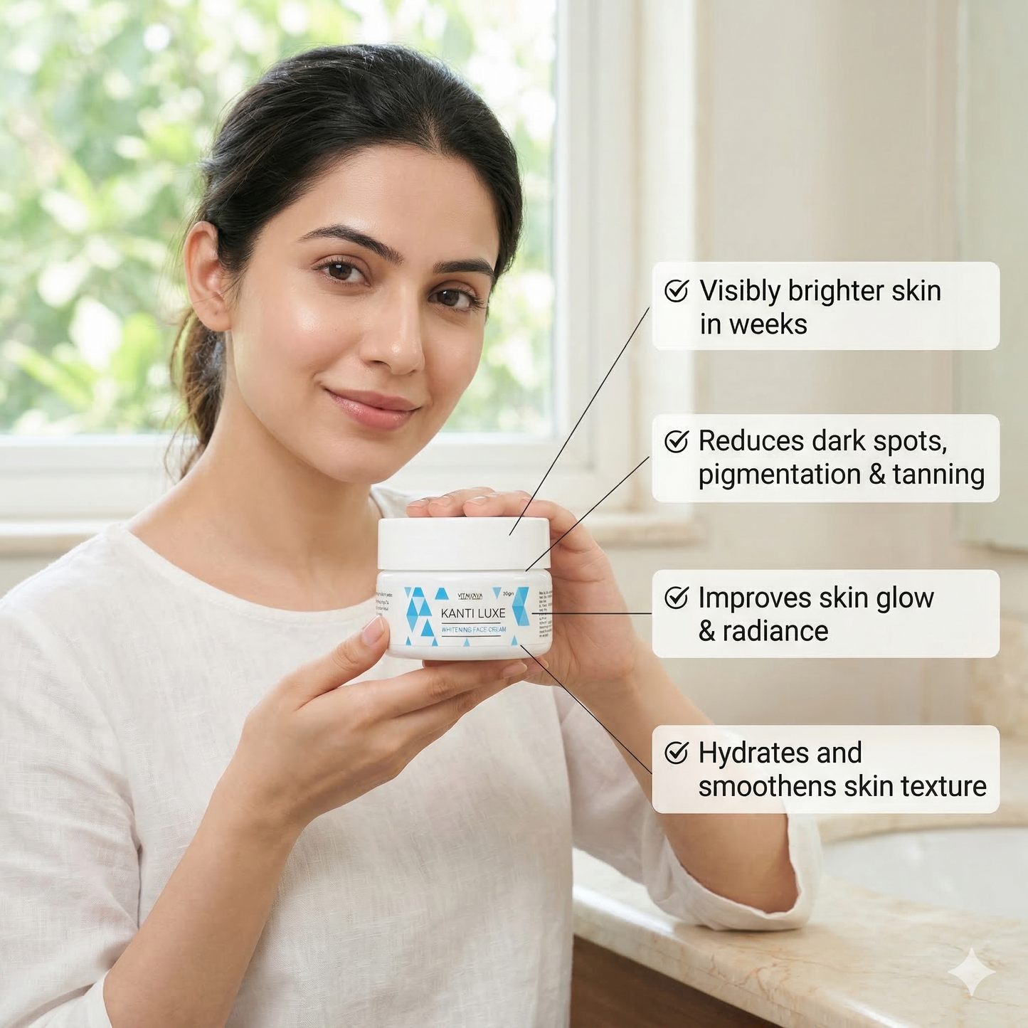 Kanti Luxe Whitening Face Cream